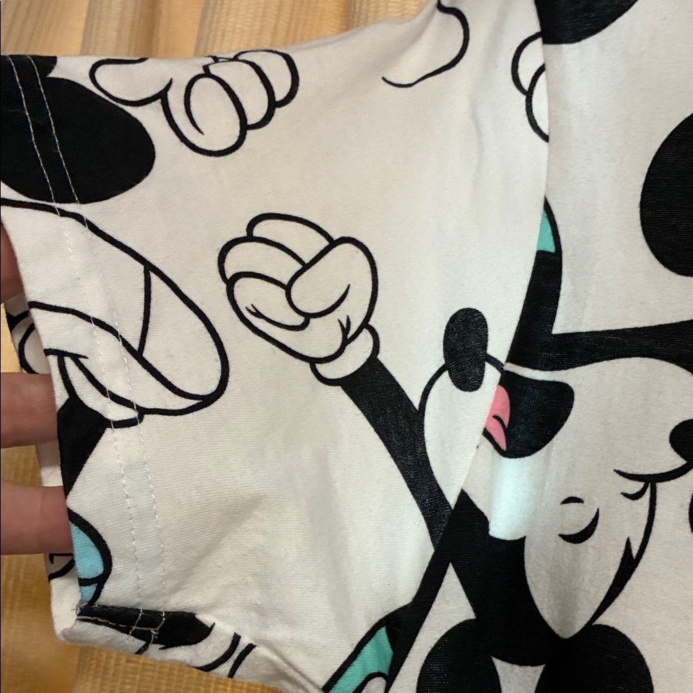 Disney Mickey Mouse Multicolor Tee short sleeve nightshirt XS 2-4 - Picture 3 of 5